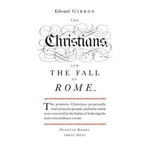 Pre-Owned Great Ideas Christians and the Fall of Rome (Penguin Great Ideas) (Unknown) 0141018895 9780141018898
