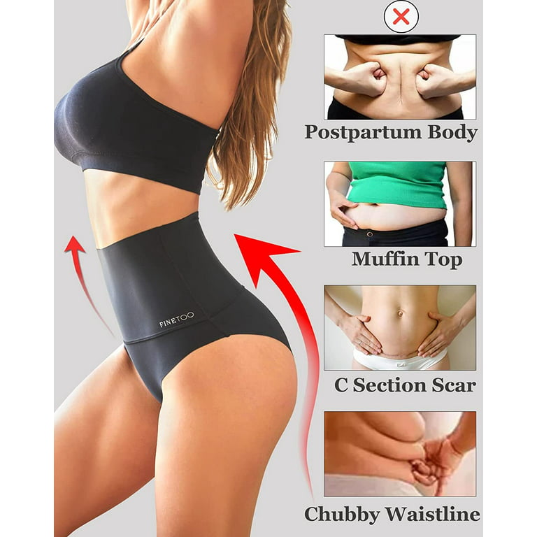 Buy AKADO Women's High Waist Tummy Control Panties Body Shaper