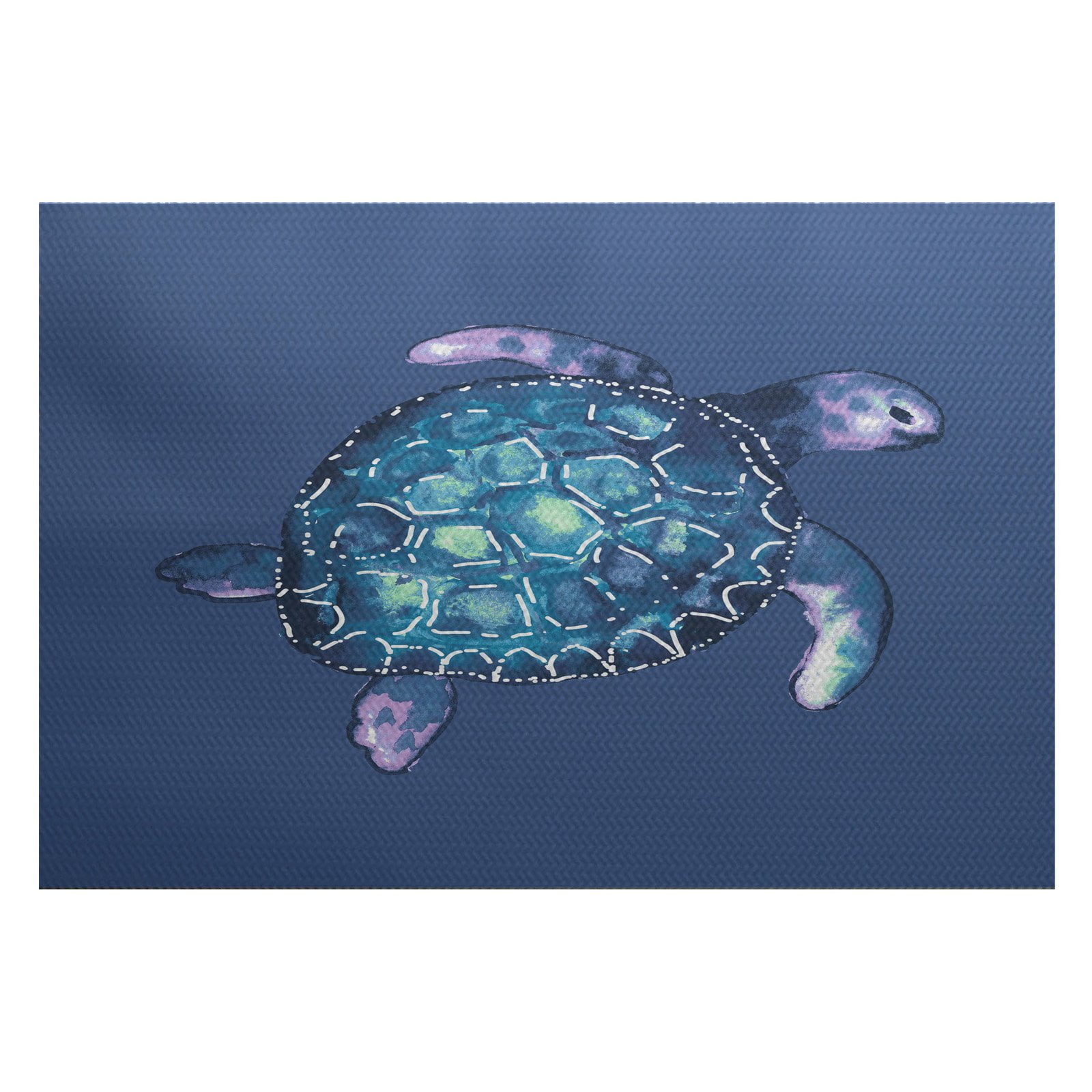 E by Design Sea Turtle RAN465 Indoor/Outdoor Rug - Walmart.com