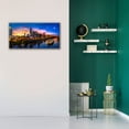 thumbnail image 5 of Epic Graffiti 'Moon Over Nashville' by Jonathan Ross, Canvas Wall Art, 40"x20", 5 of 8