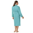 thumbnail image 3 of Aria Long Sleeve Wrap Robe 48" with pockets, Women's Size XS-5X, 3 of 5