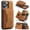brown, variant on 2 in 1 Detachable Wallet Phone Cases Compatible with iPhone14/15/16/17/plus/pro/pro max Case with Card Holder Men Magnetic Leather Cover