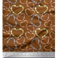 thumbnail image 1 of Soimoi Cotton Voile Fabric Floral & Heart Print Sewing Fabric Yard 42 Inch Wide, 1 of 3