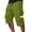 255#Light Green, variant on Cargo Shorts for Men Below Knee Lightweight Long Shorts Work Bermuda Short Pants Multi Pockets Sky Blue XL