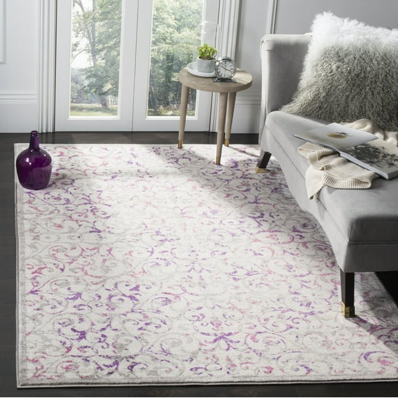 SAFAVIEH Skyler Franklin Floral Area Rug, Ivory/Pink, 8' x 10'