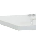 thumbnail image 2 of Bellaterra Home 430001-61D-WEO 61 in. Quartz Countertop & Double Oval Sink, White, 2 of 4