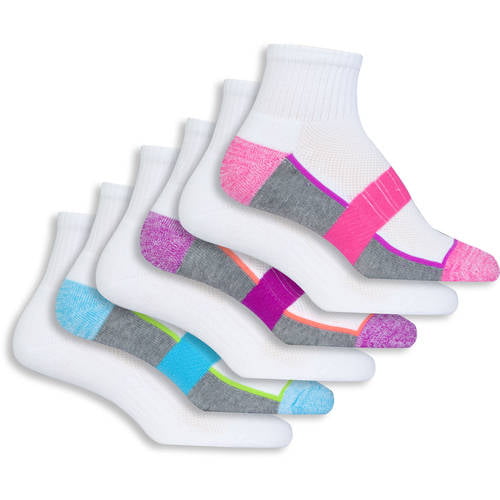 Mid-Cushion Ankle Socks, Pack of 6 - Walmart.com