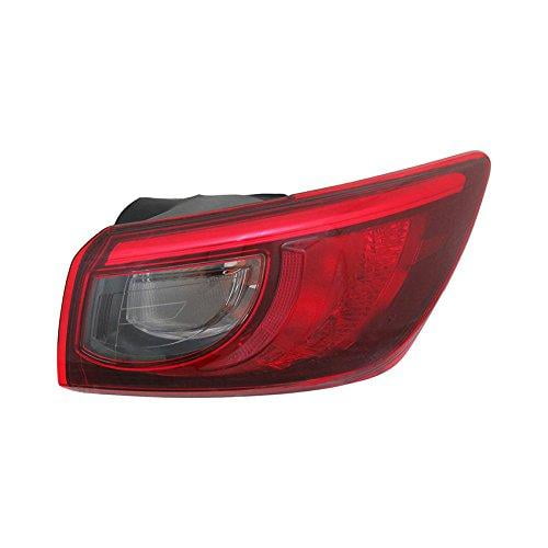 GOPARTS Replacement for 2016 2017 Mazda Cx3 Tail Light Rear Lamp