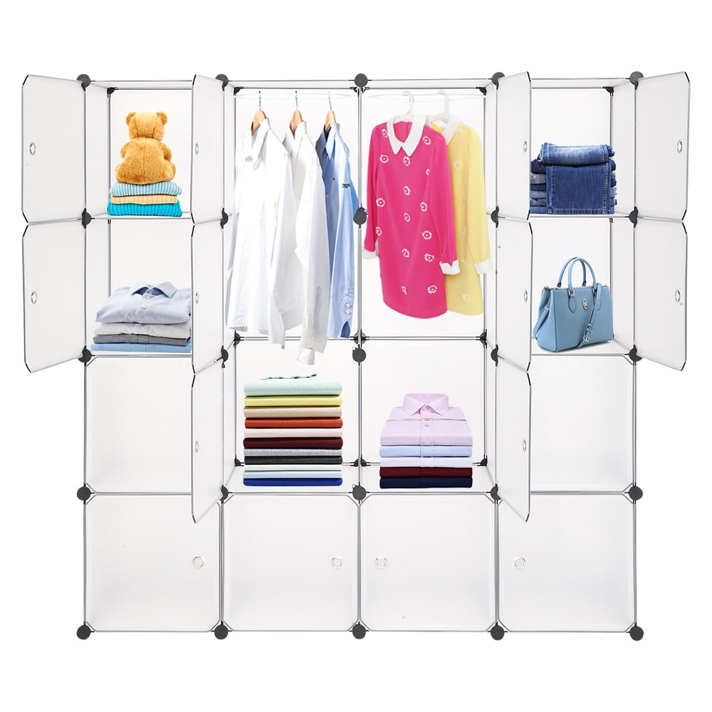 Kepooman 16Cube Storage Organizer, Storage Unit for Clothes for Bedroom Living Room