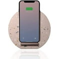 thumbnail image 2 of Native Union Dock Wireless Charger Terrazzo Edition - [Qi Certified] 10W Fast Charging and Versatile Stand for Wireless Devices - Compatible with iPhone 11/11 Pro/11 Pro Max/Xs/XS Max/XR/X/ (Rose), 2 of 7