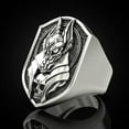 thumbnail image 2 of MayiaHey Anubis Ring, Gothic Wolf Head Ring for Men, Egyptian God Anubis Amulet Ring Norse Viking Wolf Animal Ring Anubis Wolf Jewelry, Hip Hop Anubis Wolf Ring Punk Wolf Shield Ring, 2 of 4