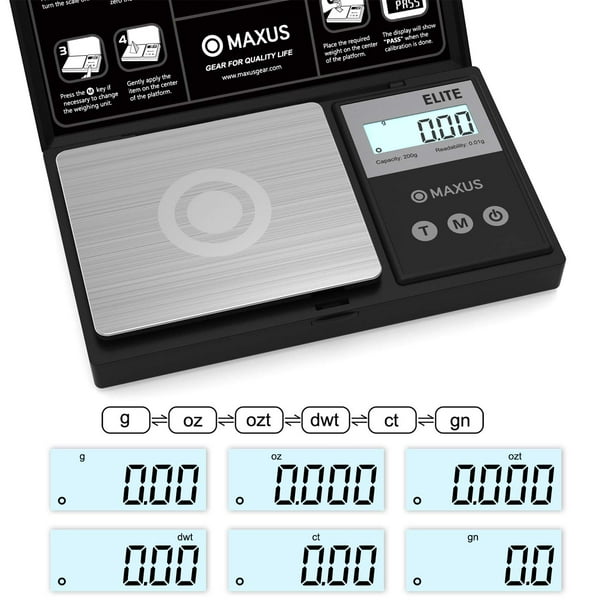 Balance électronique de poche 200 gr/0.05