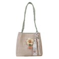 thumbnail image 1 of Straw Tote Bag Women Shoulder Handbag Versatile Shoulder Handbag for Weekend Getaway Accesory, 1 of 5