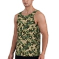 thumbnail image 2 of Xecao Camouflag Men's Tank Top Workout Quick Dry Sleeveless Gym Jogging Muscle Shirts Summer Swim Beach Tops, 2 of 9