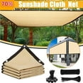 thumbnail image 3 of CJC Garden Shade Net Premium HDPE Shade Net Pergola 90% Shading Rate Durable with Eyelets for Garden Plants, Greenhouse, Barn, Outdoor Patio, Parking, Yard, 3 of 9