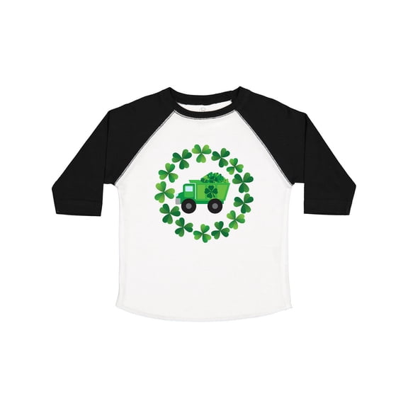 Inktastic St Patricks Day Shamrock Truck Boys Toddler T-Shirt