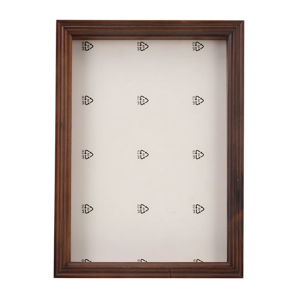 LEORX Shadow Boxes Display Flower Frame Box Shadow Box Photo Frame Coffee Retro Design 1Set