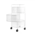 thumbnail image 1 of Carrito Organizador de 3 Niveles Hecho de Acero - Crown Baccara, 1 of 3