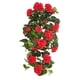 thumbnail image 1 of Arbusto colgante Vickerman de geranio rojo artificial, 74 cm, 1 of 5