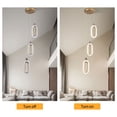 thumbnail image 5 of 18W 110V Indoor Modern Hanging Ceiling Light Chandelier Pendant Light Golden, 5 of 14