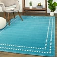 thumbnail image 3 of Eckert Dot Border Area Rug, 3 of 5