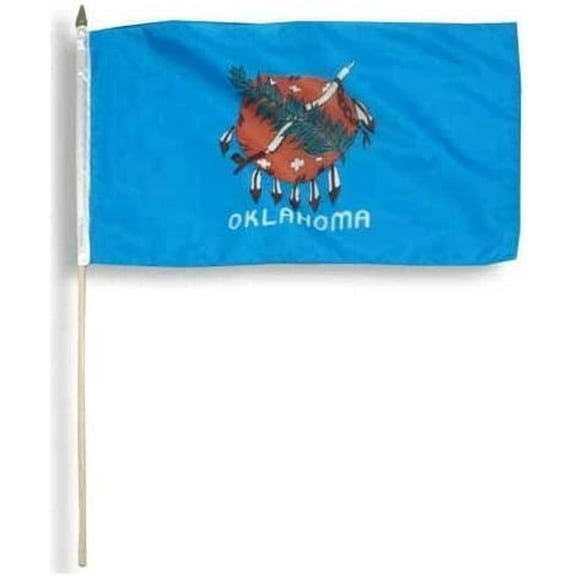 US Flag Store Oklahoma Flag 12 x 18 inch