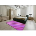 thumbnail image 5 of Ahgly Company Machine Washable Indoor Rectangle Transitional Neon Pink Area Rugs, 2' x 5', 5 of 7