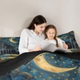 thumbnail image 5 of Homewish Retro Plants Tree 3-Piece Full Size Comforter Sets For Teens Female Girls,Starry Sky Bedding Comforter Set,Bohemian Theme Lightweight Bedding Sets,Exotic Style Room Decor,Reversible, 5 of 8