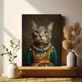 thumbnail image 6 of Mysterious Figure on Crescent Moon Canvas Print, Wall Art for Living Room Bedroom Study Office Hotel, 6 of 8