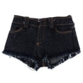 thumbnail image 1 of 1:6 Pantalones Cortos de Mezclilla Jeans para Femenina - #2, 1 of 5