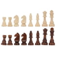 thumbnail image 1 of International Chess Pieces, 32pcs Lightweight Chessmen Glossy  2 Colors Antiskid  for Game, 1 of 8