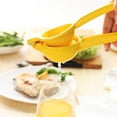 thumbnail image 4 of Manual Juicer Citrus Lemon Squeezer, Fruit Juicer Lime Press Metal, Professional Hand Juicer Kitchen Tool(Yellow）, 4 of 5