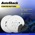 thumbnail image 4 of AutoShack Front Brake Rotors Ceramic Brake Pads | Replacement For GMC Terrain Buick LaCrosse Regal Sportback Regal TourX Chevrolet Malibu 2018-2020 Equinox | Coated | 6-PC Brake Kit | ArmorStop, 4 of 5
