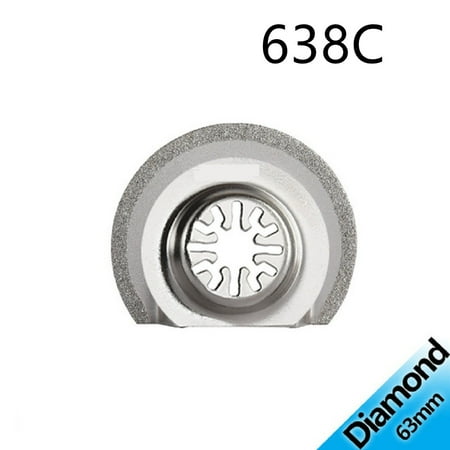 

1XDiamond E-cut Circular Oscillating Saw Blades For Triangle Rasp Multitool Tile