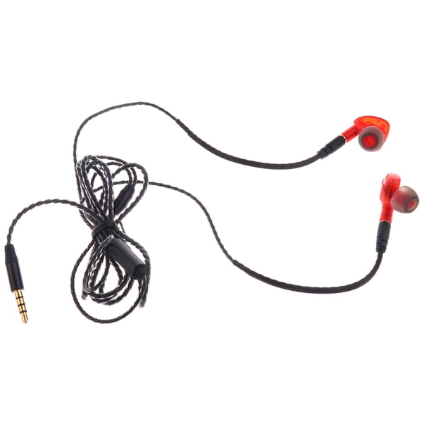 Auricures Intrauditivos De Alta Para Audiófilos Con Cable De crófono Desmontabl Control Remoto rojo