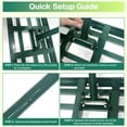 thumbnail image 5 of BN-LINK Lawn Leveling Rake, 30"x10" Leveler Plate, Yard Leveling Rake with Ergonomic Adjustable Handle,Soil Level Tool for Garden,Ground,Backyard,Farm,Green, 5 of 6
