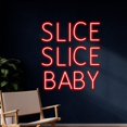 thumbnail image 2 of Handmadetneonsign Slice Slice Baby Neon Sign, Pizza Led Light, Slice Slice Baby Led Sign, Pizza Neon Light, Wall Décor, 2 of 5