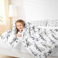 thumbnail image 4 of Manfei Vintage Plane Full Size Comforter Sets 3-Piece for Boys, Gray Sketch Airplane Bedding Comforter Set, Retro Aircraft Bedding Sets, Breathable Home Decor, 4 of 8