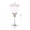 A, variant on Gold Rim Wine Glasses, Elegant Stemmed Red Wine and Champagne Glass, Multipurpose Decorative Glass Cups for Home Dinner and Party Use