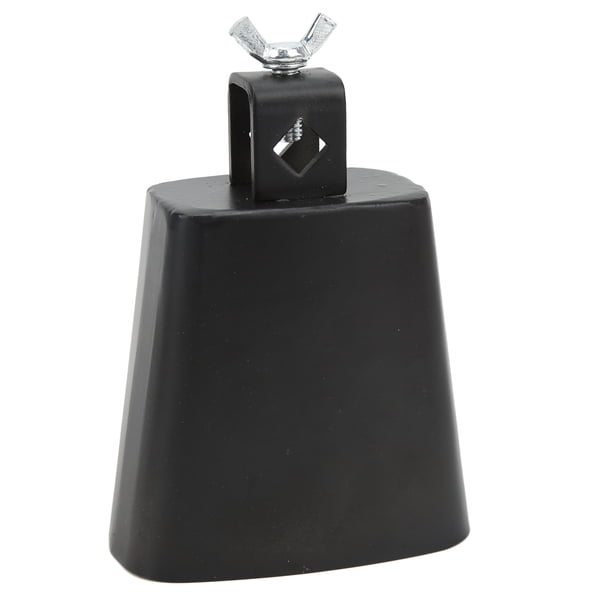 Campana de vaca de metal, instrumento de percusión manual, cencerro con palo para juego de batería, 4 pulgadas/10,2 cm