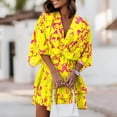 thumbnail image 1 of Mefallenssiah Mode Femmes Robes Décontractées Sexy Imprimées Été Sans Manches Poches Mini Robe, 1 of 3