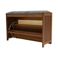 thumbnail image 2 of Wildnix Shoe Storage Bench with Removable Cushion, Two-Tier Organization for Shoes, and Comfortable Seating for Your Entryway, 2 of 6