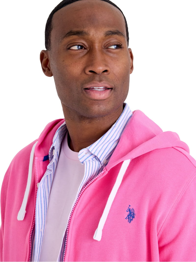 U.S. Polo Assn. Men's Everyday Full Zip Fleece Hoodie - Walmart.com