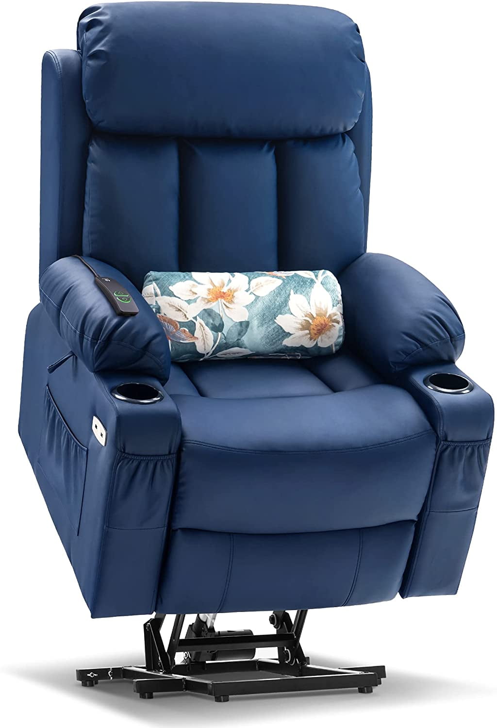 green swivel recliner