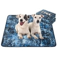 thumbnail image 1 of Paquete de 2 almohadillas para orinar para perros, 91 x 104 cm, lavables a prueba de fugas, 1 of 7