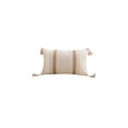 thumbnail image 2 of Funda de Almohada con Borlas Decorativas - Funda de Cojín de Sofá Bordada y Suave para Sofá o Cama, Cubierta de Cojín Blanca con Cremallera Oculta, 12x20 pulgadas (30x50 cm), Paquete de 1, 2 of 6