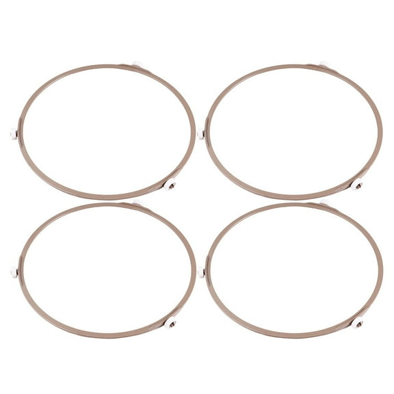 Troglfold Plastic Ring 4pcs Microwave Oven Turntable Ring Roller Replacement Parts,7.01"X7.01"X0.55"