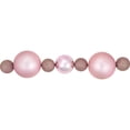thumbnail image 5 of Northlight 3-Finish Shatterproof Ball Christmas Garland - 6' x 4" - Pink - Unlit, 5 of 6