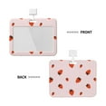 thumbnail image 2 of Naloa Strawberry Card Badge Holder Work Badge Sleeve for Office, School, Factory, ID Credit Cards, Driver Licenses and Passes, 2 of 7