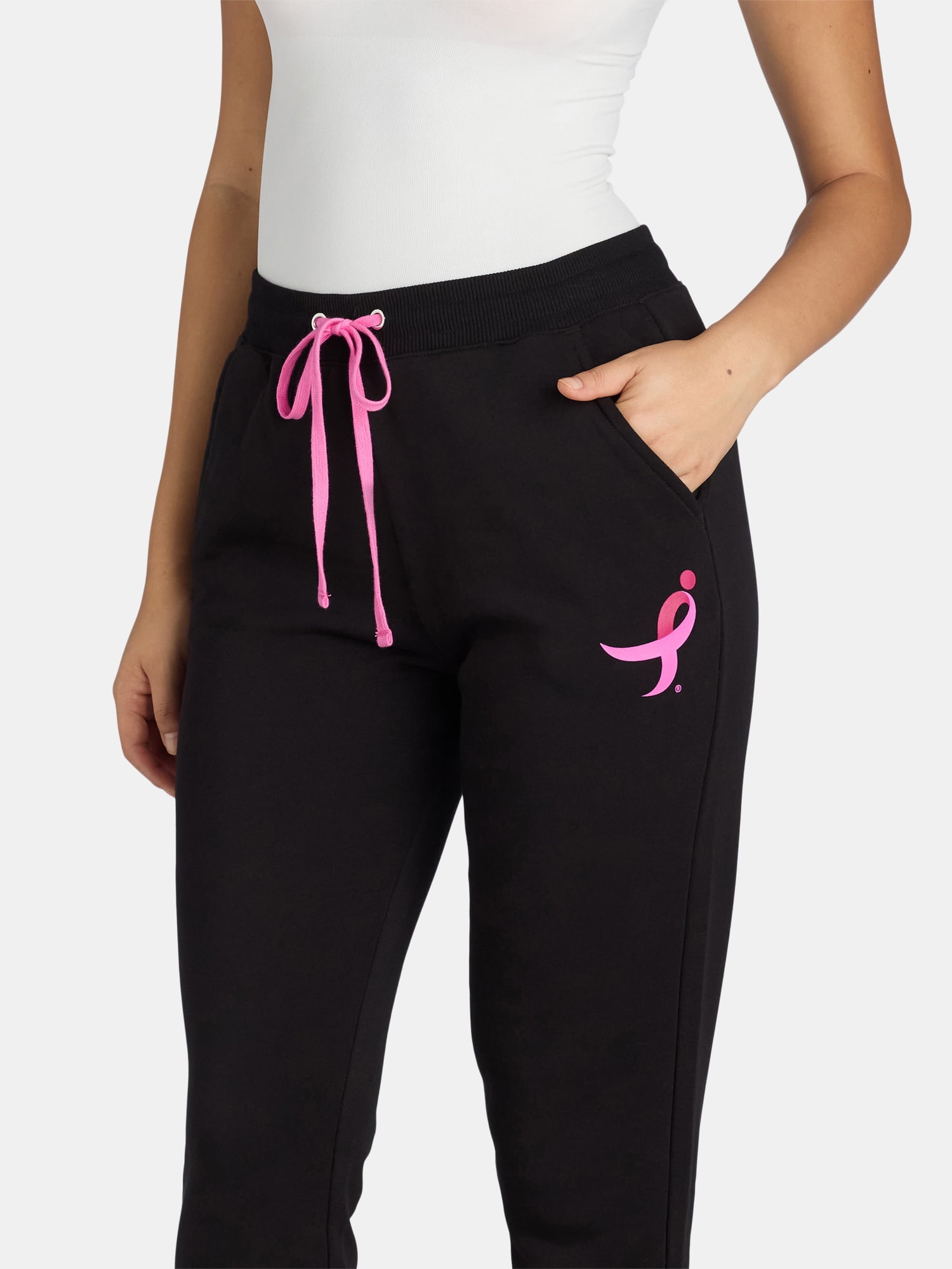 Susan G. Komen Women’s BCA Pink Ribbon Jogger Pants, Sizes S-XXXL
